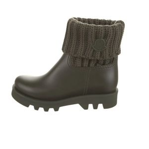 Moncler Ginette Knit Rain Boots